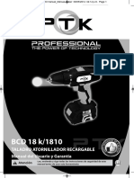 BCD 18k 1810 TA 810 18 K PTK PRO Manual