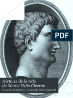 Historia de La Vida de Marco Tulio Ciceron