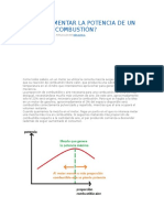 Cómo Aumentar La Potencia de Un Motor de Combustión