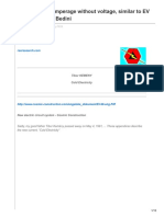Cold Electricity - Amperage Without Voltage Similar To EV Gray TH Moray J Bedini