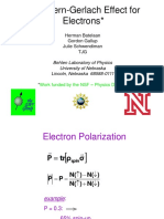 The Stern-Gerlach Effect For Electrons : Herman Batelaan Gordon Gallup Julie Schwendiman TJG