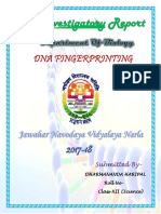 Dna Fingerprint Investigatory Project Class 12