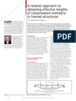 A Rational Approach To Obtaining Effective Lengths of Compression Members in Framed Structures PDF