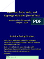 Likelihood Ratio, Wald, and Lagrange Multiplier (Score) Tests