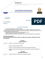 Combined Central Excise and Exemptions 2016-17