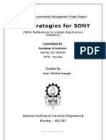 SONY CSR Strategies