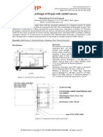 Structural Design of Pergola With Airfoil Louvers