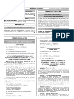 Ley 30588 Ley de Reforma Constitucional Derecho Al Agua Potable PDF