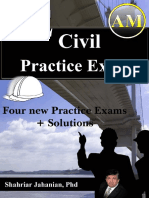 Four PE Civil Practice Exam