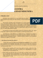 Infancia Misionera - Nuestra Espiritualidad Misionera