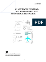 Aviation Mechanic General, Airframe, and Powerplant Knowledge Test Guide