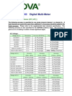 PROVA 901/ 903: Digital Multi-Meter