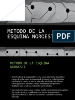 Método de La Esquina Noroeste