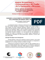 Salud Mental en Bomberos Voluntarios de de La Provincia de Buenos Aires, Argentina