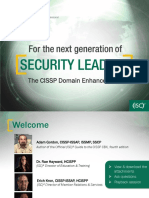 Cissp Domain Refresh Webinar Slides