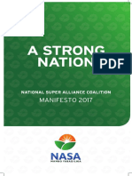 KENYA Nasa Coalition Manifesto