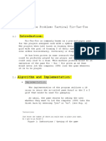 CS21 Machine Problem: Tactical Tic-Tac-Toe: Algorithm and Implementation