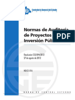 Auditoria - Proyectos de Preinversion Publica PDF