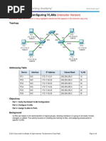 3.2.1.7 Packet Tracer - Configuring VLANs Instructions IG