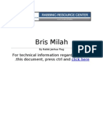 Bris Milah: For Technical Information Regarding Use of This Document, Press CTRL and