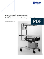 Dräger Babytherm 8004-8010 - User Manual (Es)