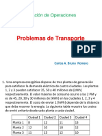 Problemas de Transporte