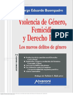 Violencia de Genero, Feminicidio y Derecho Penal1