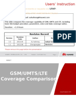 GSM UMTS&LTE Coverage Comparison - V1.1