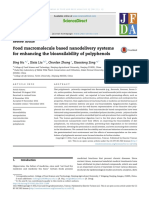 Food Macromolecule Based Nanodelivery Systems For Enhancing The Bioavailability of Polyphenols