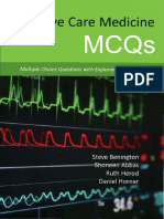 Intensive Care Medicine MCQs Multiple Choice Questions With Explanatory Answers