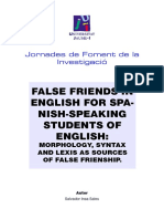 False Friends in English Spanish PDF