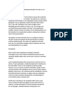 The Effect of Conformity On Estimating The Number of Sweets in A Jar