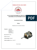 Informe Rebobinaje de Un Motor Universal