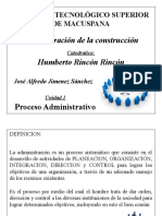 Unidad 1 Proceso Administrativo