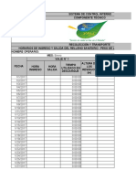  FORMATOS Bitacoras de Los Vehiculos 