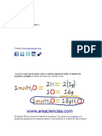 Avogadro y Ejemplos Resueltos de Forma Muy Sencilla y Fácil