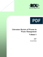 Literature Review of Worms in Waste Management: Volume 1