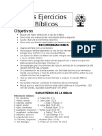 Ejercicios Biblicos I