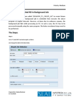 How To Reprocess A Failed Background Job in SAP