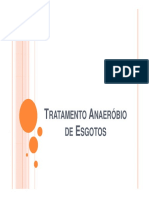 Tratamento Secundario de Esgotos Tratamento Anaerobio