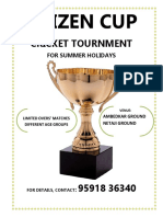 Cricket Tournment: Kaizen Cup