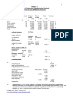 Standard Costing and Manufacturing Methods Answer To End of Chapter Exercises