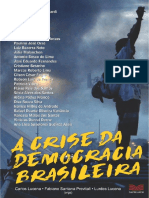 Livro A Crise Da Democracia Brasileira 2017