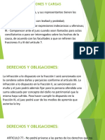 Derechos y Obligaciones y Cargas Procesales Diapositivas