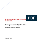 Sistema Financiero Boliviano Modificado Mayo 2017 Nelson Rodrigo