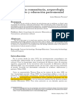 Arqueologia Comunitaria, Arqueologia de Contrato y Ed Patrimonial en Brasil