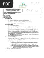 Automatic Stop Orders (ASO)