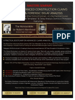 Advanced Claims & Delay Analysis - Sir Robert Akenhead & N.M.Raj