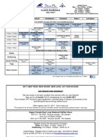 Jul 2017 Class Schedule