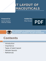 Plant Layout of Pharma